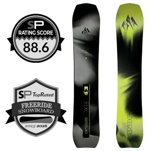 Jones Howler Snowboard Review 2025-2026 | Snowboarding Profiles Jones Howler Snowboard Review 2025-2026