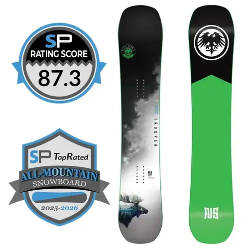 Never Summer Trooper Snowboard Review 2025-2026 | Snowboarding Profiles Never Summer Trooper Snowboard Review 2025-2026