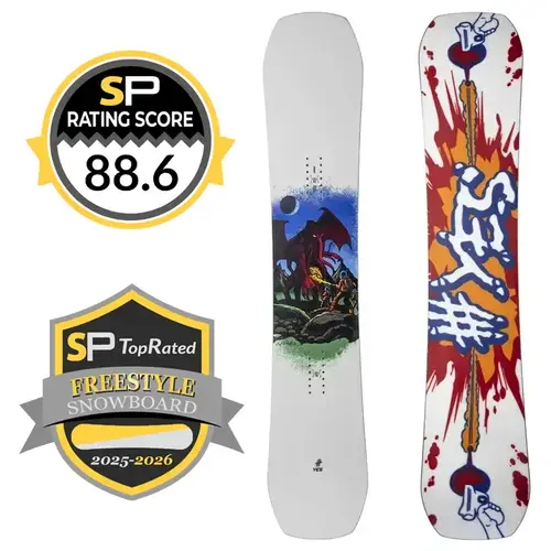 YES Sender Snowboard Review 2025-2026 | Snowboarding Profiles YES Sender Snowboard Review 2025-2026